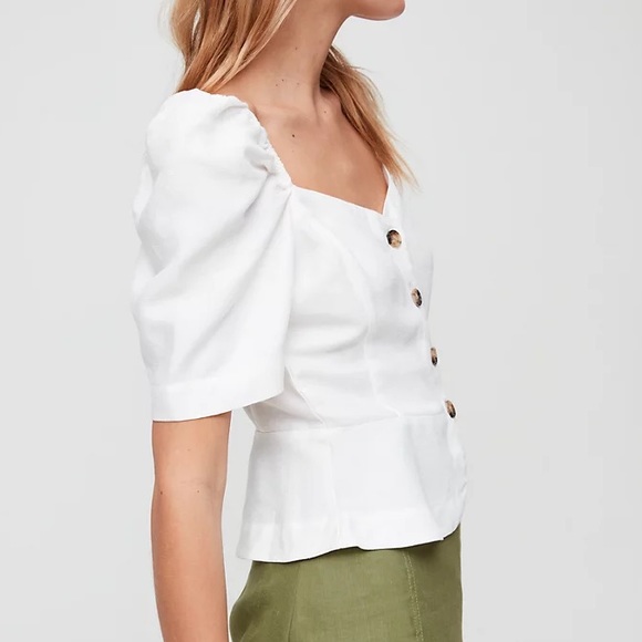 Aritzia Wilfred Linen Blouse - Picture 7 of 8